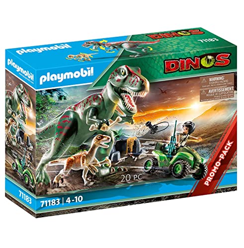 PLAYMOBIL Dinos 71183 T-Rex Angriff, Spielzeug für Kinder ab 4 Jahren von PLAYMOBIL