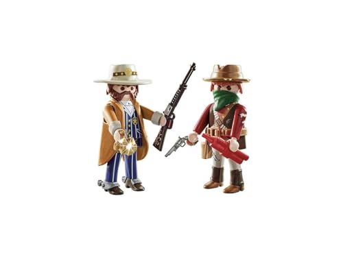 PLAYMOBIL DuoPack 71508 Western mit Sheriff und Bandit mit Revolvern, Gold und Dynamit, ab 4 Jahren PLAYMOBIL DuoPack 71508 Western mit Sheriff und Bandit mit Revolvern, Gold und Dynamit, ab 4 Jahren von PLAYMOBIL