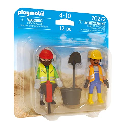PLAYMOBIL DuoPacks 70272 Zwei Bauarbeiter, ab 4 Jahren PLAYMOBIL DuoPacks 70272 Zwei Bauarbeiter, ab 4 Jahren von PLAYMOBIL