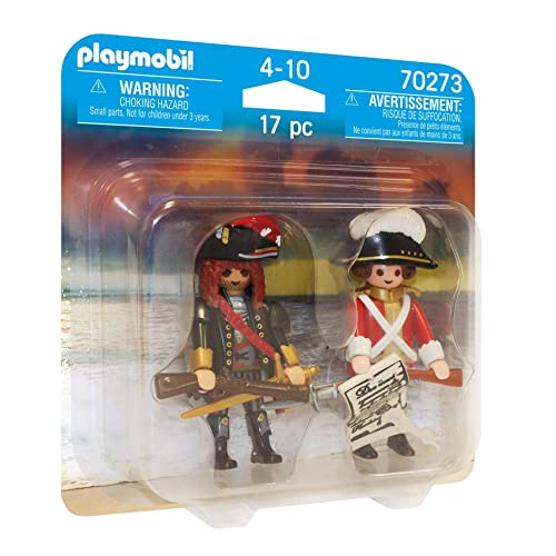 PLAYMOBIL DuoPacks 70273 Piratenkapitän und Rotrock, ab 4 Jahren von PLAYMOBIL