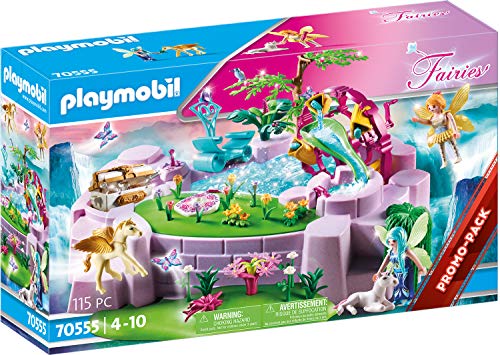 PLAYMOBIL Fairies 70555 Zaubersee im Feenland, Zum Bespielen mit Wasser, Für Kinder von 4-10 Jahren von PLAYMOBIL