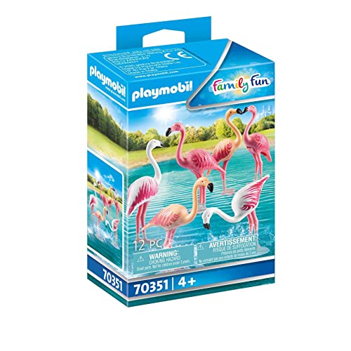 PLAYMOBIL Family Fun 70351 Flamingoschwarm, ab 4 Jahren, 9.3 x 4.5 x 14.2 cm von PLAYMOBIL