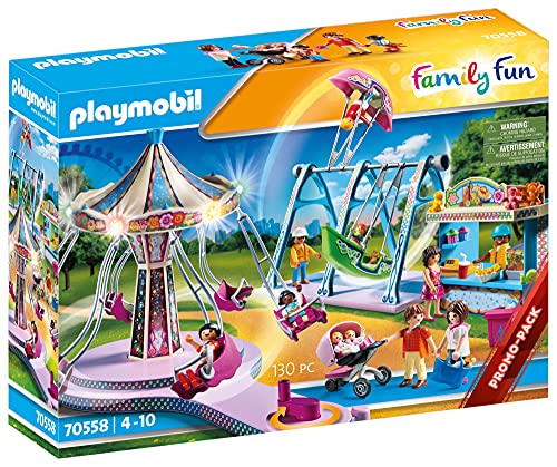 PLAYMOBIL Family Fun 70558 Großer Vergnügungspark, Inkl. Lichteffekt, Für Kinder von 4-10 Jahren PLAYMOBIL Family Fun 70558 Großer Vergnügungspark, Inkl. Lichteffekt, Für Kinder von 4-10 Jahren von PLAYMOBIL