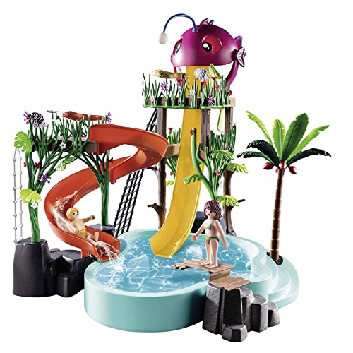 PLAYMOBIL Family Fun 70609 Aqua Park mit Rutschen, Zum Bespielen mit Wasser, Ab 4 Jahren PLAYMOBIL Family Fun 70609 Aqua Park mit Rutschen, Zum Bespielen mit Wasser, Ab 4 Jahren von PLAYMOBIL