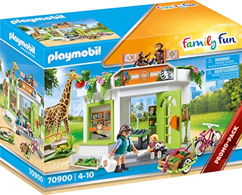 PLAYMOBIL Family Fun 70900 Tierarztpraxis im Zoo, Spielzeug für Kinder ab 4 Jahren von PLAYMOBIL