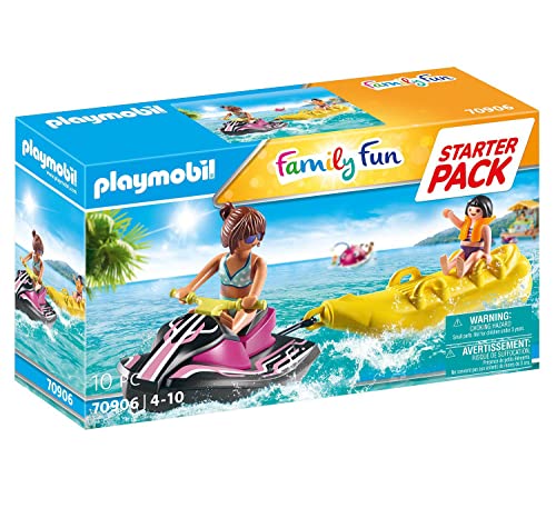 PLAYMOBIL Family Fun 70906 Starter Pack Wasserscooter mit Bananenboot, Schwimmfähig, Spielzeug für Kinder ab 4 Jahren PLAYMOBIL Family Fun 70906 Starter Pack Wasserscooter mit Bananenboot, Schwimmfähig, Spielzeug für Kinder ab 4 Jahren von PLAYMOBIL