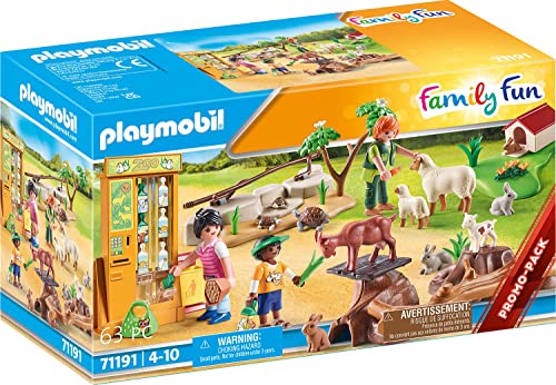 PLAYMOBIL Family Fun 71191 Erlebnis-Streichelzoo mit Spielzeugtieren, Spielzeug für Kinder ab 4 Jahren PLAYMOBIL Family Fun 71191 Erlebnis-Streichelzoo mit Spielzeugtieren, Spielzeug für Kinder ab 4 Jahren von PLAYMOBIL