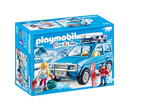 PLAYMOBIL Family Fun 9281 Auto mit Dachbox, Ab 4 Jahren von PLAYMOBIL