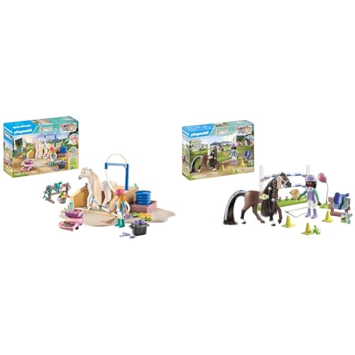 PLAYMOBIL Horses of Waterfall 71354 Isabella & Lioness mit Waschplatz & Horses of Waterfall 71355 Zoe & Blaze mit Turnierparcours PLAYMOBIL Horses of Waterfall 71354 Isabella & Lioness mit Waschplatz & Horses of Waterfall 71355 Zoe & Blaze mit Turnierparcours von PLAYMOBIL