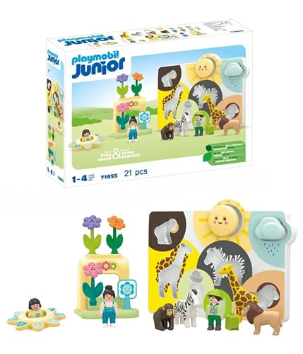 PLAYMOBIL | JUNIOR | Mein erstes Spielzeug ab 1 Jahr | Geschenk für Kleinkinder | Fördert Farbzuordnung, Tiernamen & erste Zahlen | Nachhaltiges Spielzeug | 71655 PLAYMOBIL | JUNIOR | Mein erstes Spielzeug ab 1 Jahr | Geschenk für Kleinkinder | Fördert Farbzuordnung, Tiernamen & erste Zahlen | Nachhaltiges Spielzeug | 71655 von PLAYMOBIL