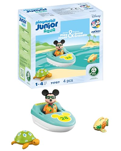 PLAYMOBIL JUNIOR | Disney | Micky Maus' Bootstour | nachhaltiges Spielzeug aus biobasierten Kunststoffen | für Kinder ab 1 Jahr | 71707 PLAYMOBIL JUNIOR | Disney | Micky Maus' Bootstour | nachhaltiges Spielzeug aus biobasierten Kunststoffen | für Kinder ab 1 Jahr | 71707 von PLAYMOBIL