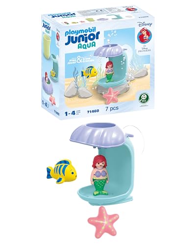 PLAYMOBIL JUNIOR | Disney | Arielles Muscheldusche | lustiger Badespaß mit Arielle und Fisch | nachhaltiges Spielzeug aus biobasierten Kunststoffen | für Kinder ab 1 Jahr | 71460 PLAYMOBIL JUNIOR | Disney | Arielles Muscheldusche | lustiger Badespaß mit Arielle und Fisch | nachhaltiges Spielzeug aus biobasierten Kunststoffen | für Kinder ab 1 Jahr | 71460 von PLAYMOBIL