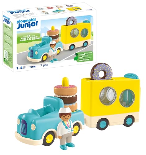PLAYMOBIL JUNIOR: Crazy Donut Truck with Stacking and Sorting Feature von PLAYMOBIL
