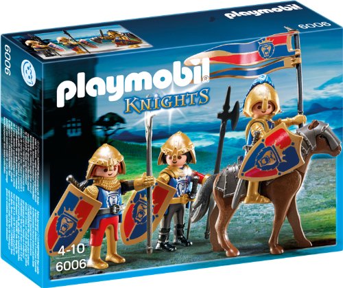 PLAYMOBIL Knights 6006 Spähtrupp der Löwenritter, Ab 4 Jahren von PLAYMOBIL