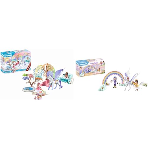 PLAYMOBIL Magic 71246 Picknick mit Pegasuskutsche & Princess Magic 71361 Himmlischer Pegasus mit Regenbogen PLAYMOBIL Magic 71246 Picknick mit Pegasuskutsche & Princess Magic 71361 Himmlischer Pegasus mit Regenbogen von PLAYMOBIL