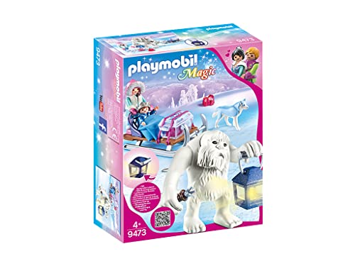 PLAYMOBIL Magic 9473 Schneetroll mit Schlitten und Lichteffekt, Ab 4 Jahren von PLAYMOBIL