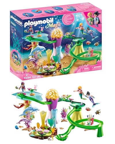 PLAYMOBIL | Magic | Korallenpavillon mit Leuchtkuppel | Spielzeug für Kinder ab 4 Jahren | 70094 PLAYMOBIL | Magic | Korallenpavillon mit Leuchtkuppel | Spielzeug für Kinder ab 4 Jahren | 70094 von PLAYMOBIL