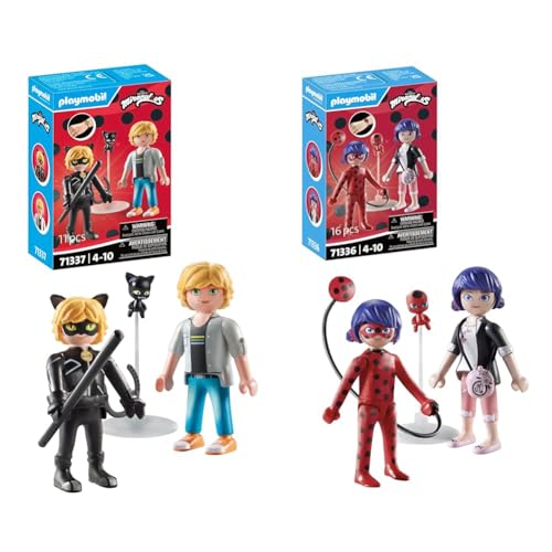 PLAYMOBIL Miraculous 71337 Miraculous: Adrien & Cat Noir & Miraculous 71336 Miraculous: Marinette & Ladybug PLAYMOBIL Miraculous 71337 Miraculous: Adrien & Cat Noir & Miraculous 71336 Miraculous: Marinette & Ladybug von PLAYMOBIL