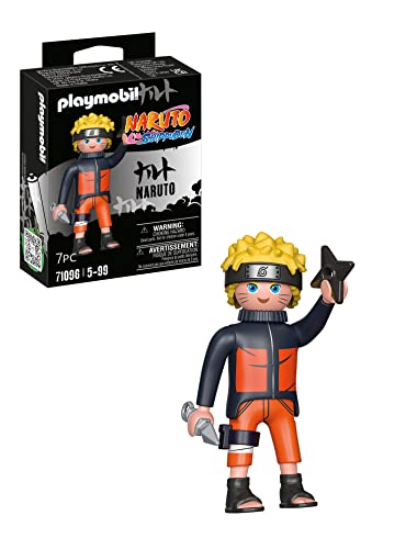 PLAYMOBIL Naruto Shippuden 71096 Naruto-Uzumaki mit Shuriken und Kunai, kreativer Spielspaß für Animefans mit tollen Details und authentischen Extras, 7-teilig, ab 5 Jahren PLAYMOBIL Naruto Shippuden 71096 Naruto-Uzumaki mit Shuriken und Kunai, kreativer Spielspaß für Animefans mit tollen Details und authentischen Extras, 7-teilig, ab 5 Jahren von PLAYMOBIL