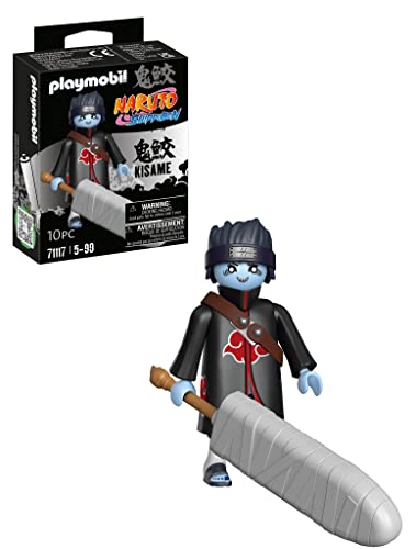 PLAYMOBIL Naruto Shippuden 71117 Kisame mit Samehada Schwert und Tragegurt, kreativer Spielspaß für Animefans mit tollen Details und authentischen Extras, 10-teilig, ab 5 Jahren von PLAYMOBIL