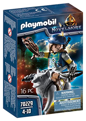 PLAYMOBIL Novelmore 70229 Novelmore Armbrustschütze mit Wolf, Für Kinder von 4-10 Jahren von PLAYMOBIL