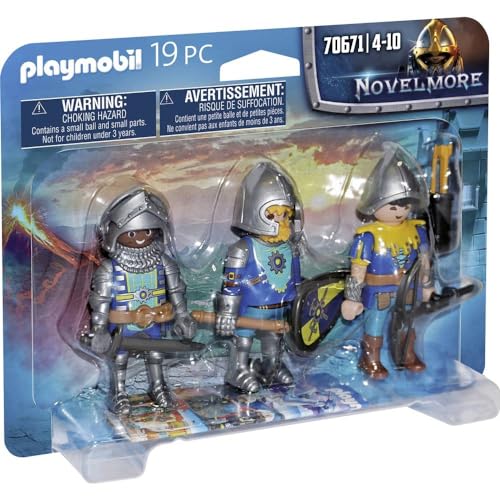 PLAYMOBIL Novelmore 70761 3er Set Novemore-Ritter, Ab 4 Jahren von PLAYMOBIL