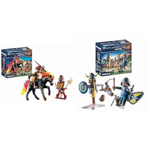 PLAYMOBIL Novelmore 71213 Burnham Raiders - Feuerritter, Spielzeug für Kinder ab 4 Jahren & Novelmore 71214 Novelmore - Kampftraining, Spielzeug für Kinder ab 4 Jahren PLAYMOBIL Novelmore 71213 Burnham Raiders - Feuerritter, Spielzeug für Kinder ab 4 Jahren & Novelmore 71214 Novelmore - Kampftraining, Spielzeug für Kinder ab 4 Jahren von PLAYMOBIL