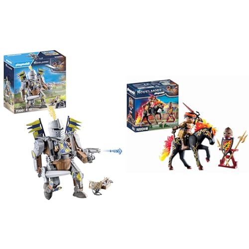 PLAYMOBIL Novelmore 71300 Novelmore & Novelmore 71213 Burnham Raiders - Feuerritter, Spielzeug für Kinder ab 4 Jahren PLAYMOBIL Novelmore 71300 Novelmore & Novelmore 71213 Burnham Raiders - Feuerritter, Spielzeug für Kinder ab 4 Jahren von PLAYMOBIL
