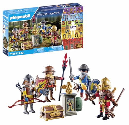 PLAYMOBIL Novelmore 71487 My Figures: Ritter von Novelmore, mit Zwei Novelmore-Rittern und Zwei Burnham Raiders, individuell zusammenstellbare Figuren, detailreiches Spielzeug für Kinder ab 5 Jahren PLAYMOBIL Novelmore 71487 My Figures: Ritter von Novelmore, mit Zwei Novelmore-Rittern und Zwei Burnham Raiders, individuell zusammenstellbare Figuren, detailreiches Spielzeug für Kinder ab 5 Jahren von PLAYMOBIL