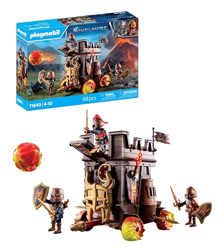 PLAYMOBIL Novelmore 71643 Angriffswagen mit Feuerkanone, mit drei Rittern der Burnham Raiders, inklusive vielfältigen Accessoires für spannende Gefechte, actionreiches Spielzeug für Kinder ab 4 Jahren PLAYMOBIL Novelmore 71643 Angriffswagen mit Feuerkanone, mit drei Rittern der Burnham Raiders, inklusive vielfältigen Accessoires für spannende Gefechte, actionreiches Spielzeug für Kinder ab 4 Jahren von PLAYMOBIL