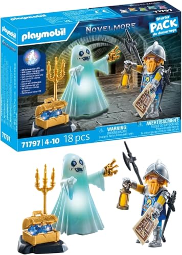 PLAYMOBIL | Novelmore | Schlossgespenst und Ritter | Spielzeug für Kinder ab 4 Jahren | 71797 PLAYMOBIL | Novelmore | Schlossgespenst und Ritter | Spielzeug für Kinder ab 4 Jahren | 71797 von PLAYMOBIL