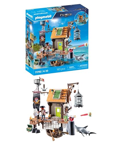 PLAYMOBIL | Pirates | Piratenhafen mit Seeräuber-Gefängnis | Piratenfiguren | Spielzeugpiraten | Spielzeug für Kinder ab 4 Jahren | 71792 PLAYMOBIL | Pirates | Piratenhafen mit Seeräuber-Gefängnis | Piratenfiguren | Spielzeugpiraten | Spielzeug für Kinder ab 4 Jahren | 71792 von PLAYMOBIL