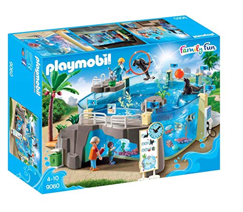 PLAYMOBIL Playmobil-9060 Family Fun Aquarium, Mehrfarbig (9060) von PLAYMOBIL