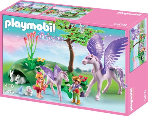 PLAYMOBIL Princess 5478 Kinder mit Pegasus-Familie, ab 4 Jahren von PLAYMOBIL
