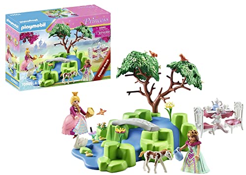 PLAYMOBIL Princess 70961 Promo Pack Prinzessinnen-Picknick mit Fohlen, Märchenprinzessin mit Schwanenfamilie, Märchen Spielzeug für Kinder ab 4 Jahren von PLAYMOBIL