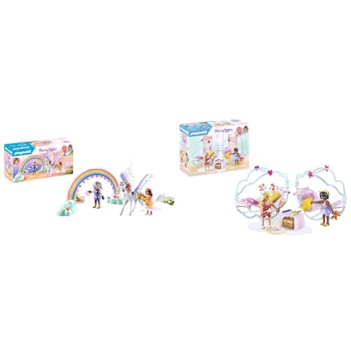 PLAYMOBIL Princess Magic 71361 Himmlischer Pegasus mit Regenbogen & Princess Magic 71362 Himmlische Pyjamaparty PLAYMOBIL Princess Magic 71361 Himmlischer Pegasus mit Regenbogen & Princess Magic 71362 Himmlische Pyjamaparty von PLAYMOBIL