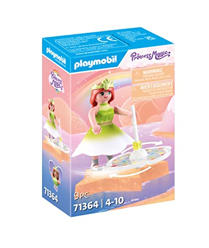 PLAYMOBIL Princess Magic 71364 Himmlischer Regenbogen-Kreisel mit Prinzessin, ab 4 Jahren von PLAYMOBIL