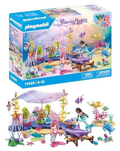PLAYMOBIL Princess Magic 71499 Unterwasser-Tierpflege der Meeresbewohner, liebevolles Umsorgen der Meerestiere, inklusive Pflegestation, Verband und mehr, vielfältiges Spielzeug für Kinder ab 4 Jahren PLAYMOBIL Princess Magic 71499 Unterwasser-Tierpflege der Meeresbewohner, liebevolles Umsorgen der Meerestiere, inklusive Pflegestation, Verband und mehr, vielfältiges Spielzeug für Kinder ab 4 Jahren von PLAYMOBIL