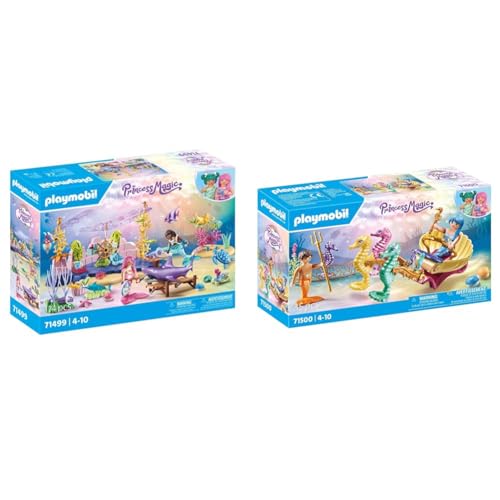 PLAYMOBIL Princess Magic 71499 Unterwasser-Tierpflege der Meeresbewohner & Princess Magic 71500 Meeresbewohner mit Seepferdchenkutsche PLAYMOBIL Princess Magic 71499 Unterwasser-Tierpflege der Meeresbewohner & Princess Magic 71500 Meeresbewohner mit Seepferdchenkutsche von PLAYMOBIL
