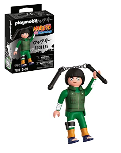 PLAYMOBIL Naruto 71118 Rock Lee mit Accessories, kreativer Spielspaß für Animefans mit tollen Details und authentischen Extras, ab 5 Jahren von PLAYMOBIL