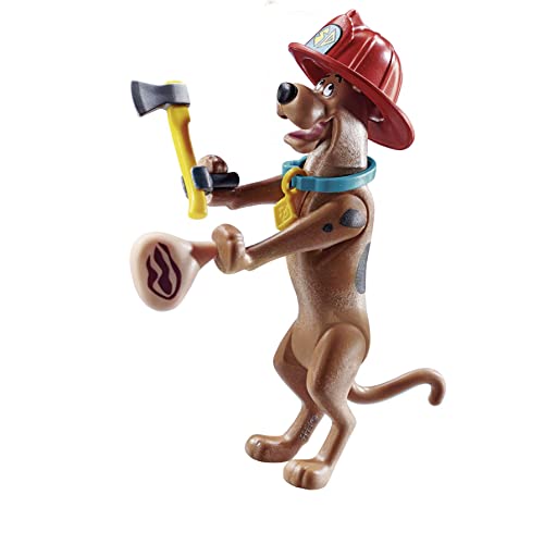 PLAYMOBIL Scooby-DOO! 70712 Sammelfigur Feuerwehrmann, Ab 5 Jahren von PLAYMOBIL