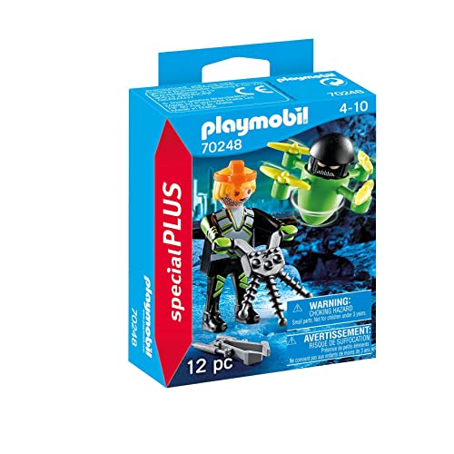 PLAYMOBIL Special Plus 70248 Agent mit Drohne, ab 4 Jahren von PLAYMOBIL