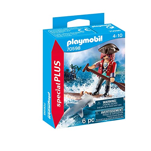 PLAYMOBIL Special Plus 70598 Pirat mit Floß und Hammerhai, Ab 4 Jahren PLAYMOBIL Special Plus 70598 Pirat mit Floß und Hammerhai, Ab 4 Jahren von PLAYMOBIL