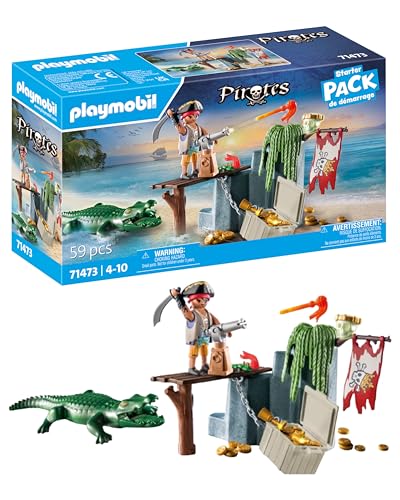 PLAYMOBIL | Starter Pack | Pirat mit Alligator | Spielzeug für Kinder ab 4 Jahren | 71473 PLAYMOBIL | Starter Pack | Pirat mit Alligator | Spielzeug für Kinder ab 4 Jahren | 71473 von PLAYMOBIL
