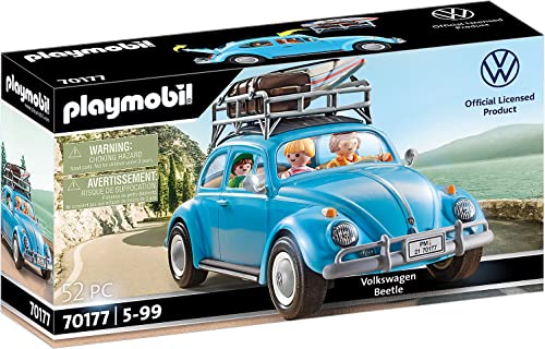 PLAYMOBIL Volkswagen 70177 Käfer mit Dachgepäckträger, abnehmbaren Dach und Heckklappe, Für Kinder ab 5 Jahren von PLAYMOBIL