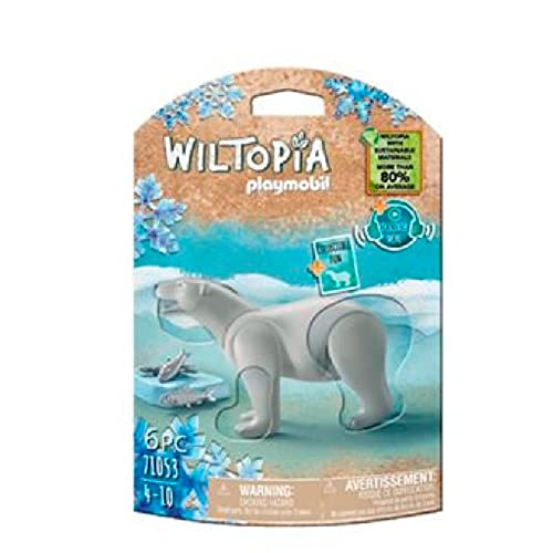 PLAYMOBIL WILTOPIA 71053 Eisbär inklusive vielen Zubehör und Tier-Sammelkarte mit QR-Code, ab 4 Jahren, PLAYMOBIL WILTOPIA 71053 Eisbär inklusive vielen Zubehör und Tier-Sammelkarte mit QR-Code, ab 4 Jahren, von PLAYMOBIL