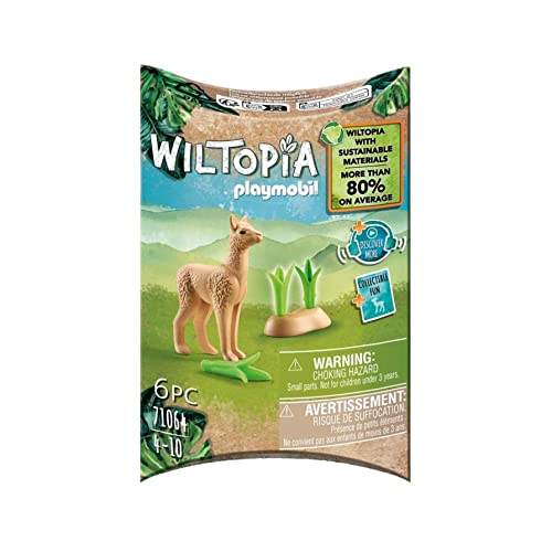 PLAYMOBIL WILTOPIA 71064 Junges Alapaka aus nachhaltigem Material inklusive vielen Zubehör und Tier-Sammelkarte mit QR-Code und spannenden Audio-Content, ab 4 Jahren PLAYMOBIL WILTOPIA 71064 Junges Alapaka aus nachhaltigem Material inklusive vielen Zubehör und Tier-Sammelkarte mit QR-Code und spannenden Audio-Content, ab 4 Jahren von PLAYMOBIL