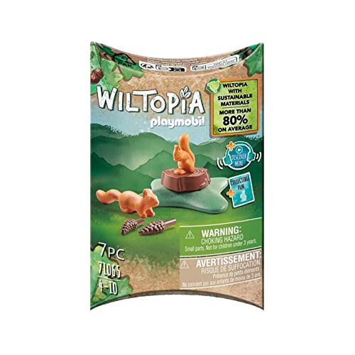 PLAYMOBIL WILTOPIA 71065 Eichhörnchen aus nachhaltigem Material inklusive vielen Zubehör und Tier-Sammelkarte mit QR-Code und spannenden Audio-Content, ab 4 Jahren PLAYMOBIL WILTOPIA 71065 Eichhörnchen aus nachhaltigem Material inklusive vielen Zubehör und Tier-Sammelkarte mit QR-Code und spannenden Audio-Content, ab 4 Jahren von PLAYMOBIL