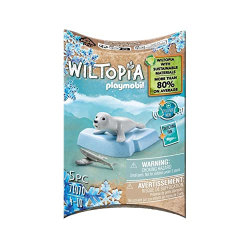 PLAYMOBIL WILTOPIA 71070 Junger Seehund aus nachhaltigem Material inklusive vielen Zubehör und Tier-Sammelkarte mit QR-Code und spannenden Audio-Content, ab 4 Jahren PLAYMOBIL WILTOPIA 71070 Junger Seehund aus nachhaltigem Material inklusive vielen Zubehör und Tier-Sammelkarte mit QR-Code und spannenden Audio-Content, ab 4 Jahren von PLAYMOBIL