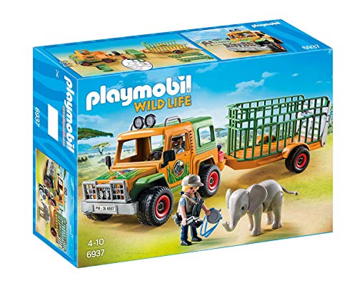 PLAYMOBIL Wild Life 6937 Rangergeländewagen mit Anhänger, Ab 4 Jahren PLAYMOBIL Wild Life 6937 Rangergeländewagen mit Anhänger, Ab 4 Jahren von PLAYMOBIL